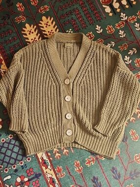 Babaa No18 Cardigan In Irish Moss